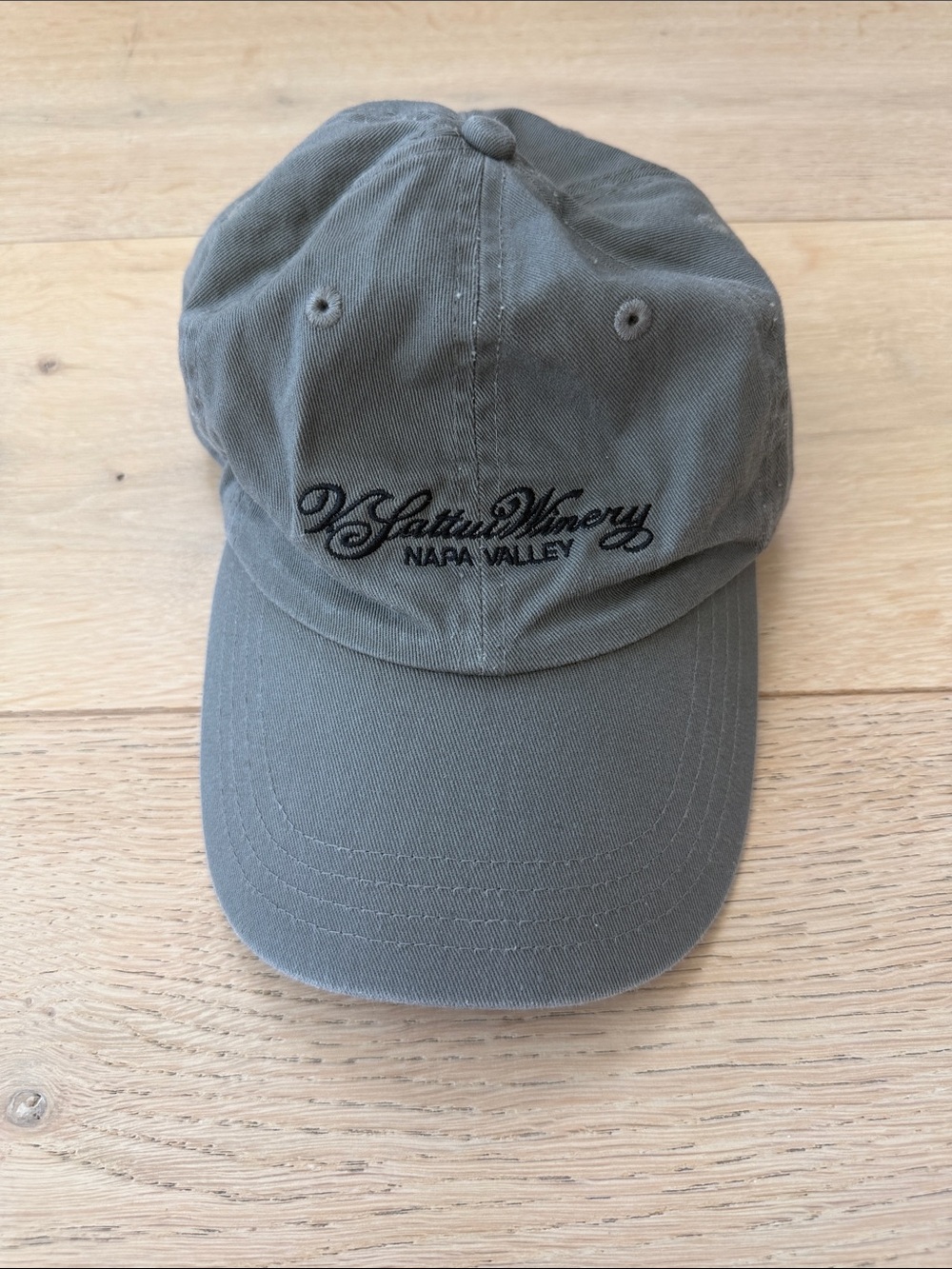 V. Sattui Winery Napa Valley Men's Olive Baseball Cap
